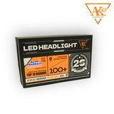 AKE H4 DR3 LED Motorcycle Headlight ONE Bulb – 55W, 15-Core Chip, 6000K Super Bright White Light (Copy)