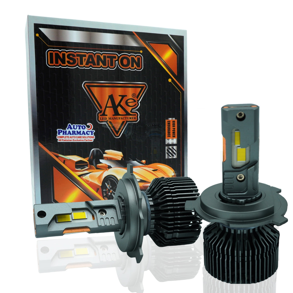 K-12 Series: H4 - 240 W / 24000 LM Warm White