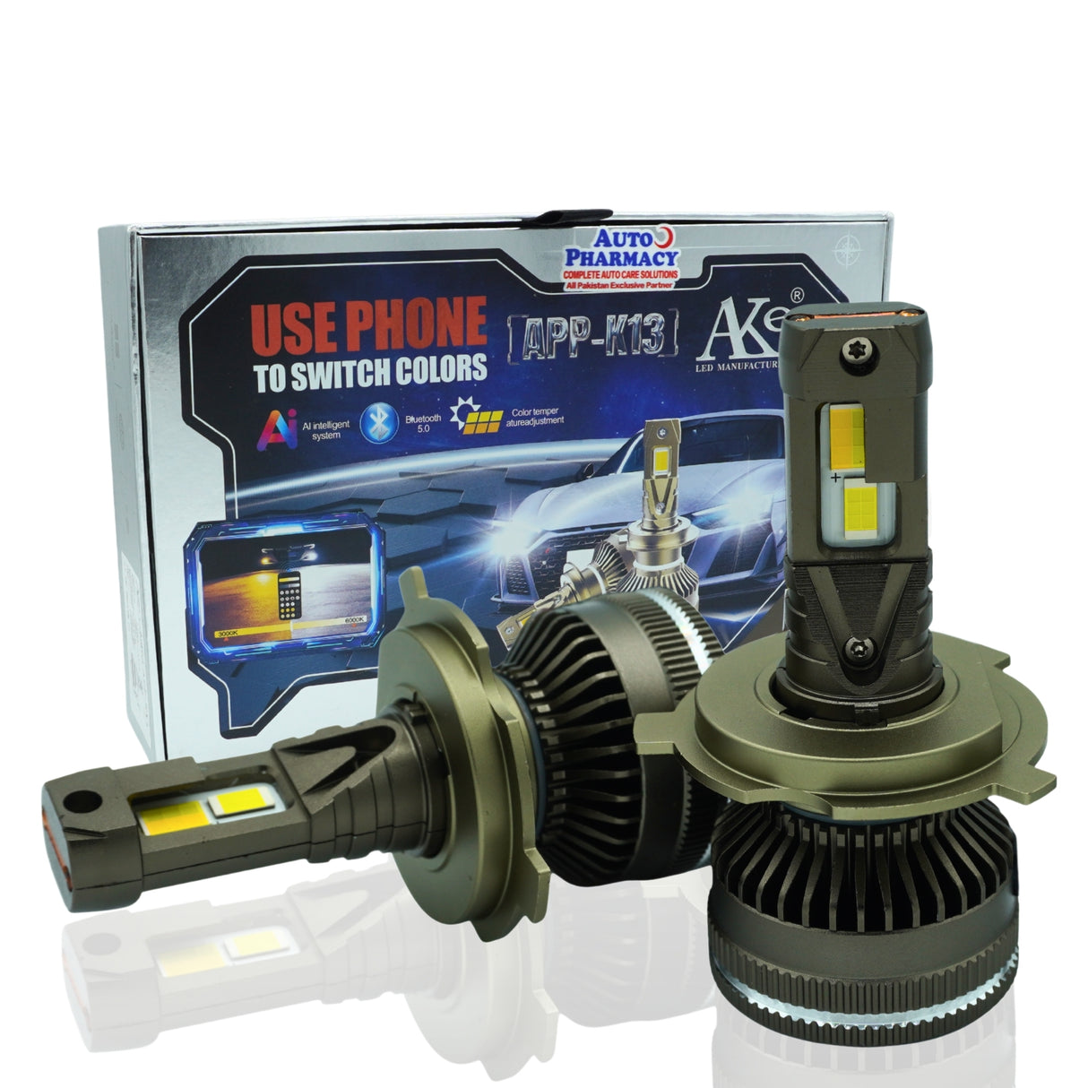 K-13 APP Series: H4 - 130 W / 13000 LM