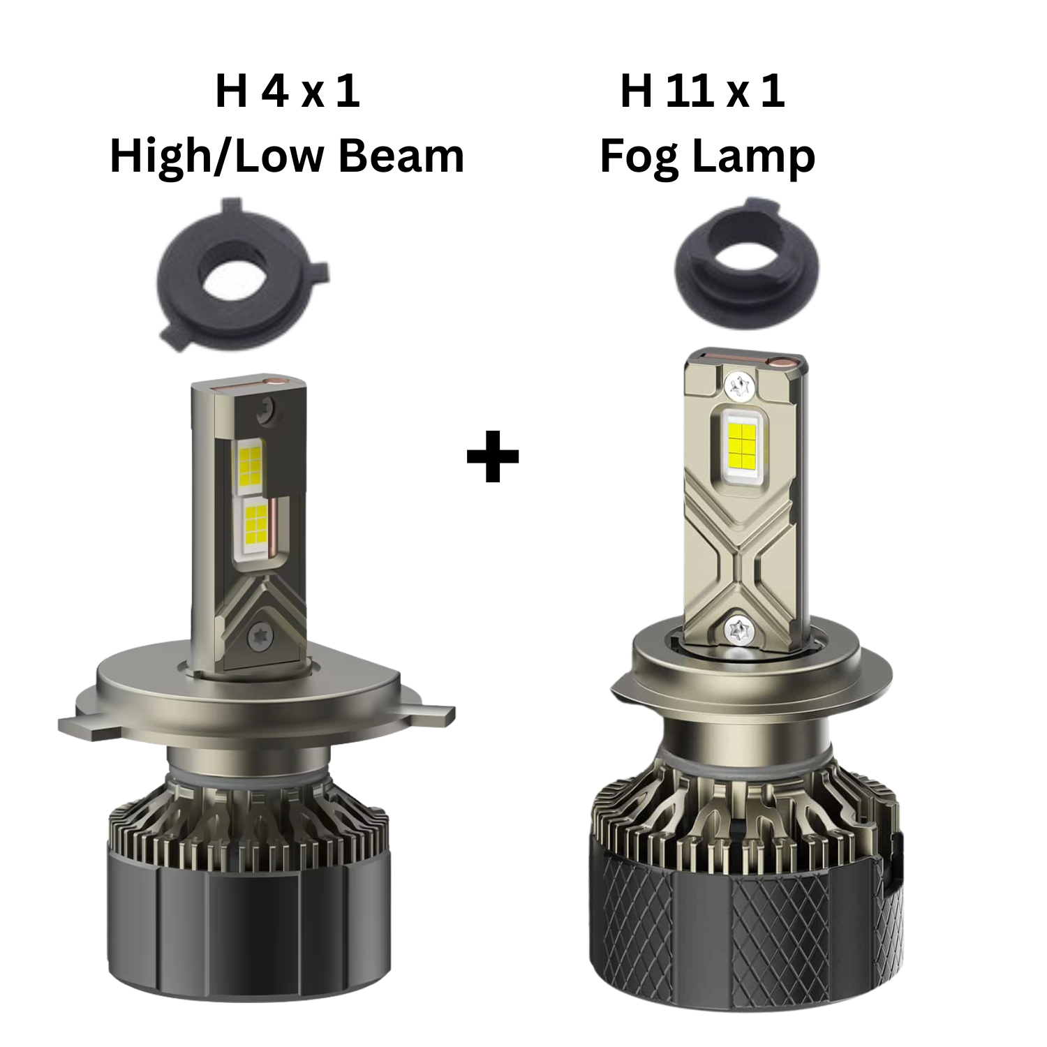 AKE D05 LED Lighting Upgrade Bundle – High/Low Beam + Fog Lamp (Save 10%)