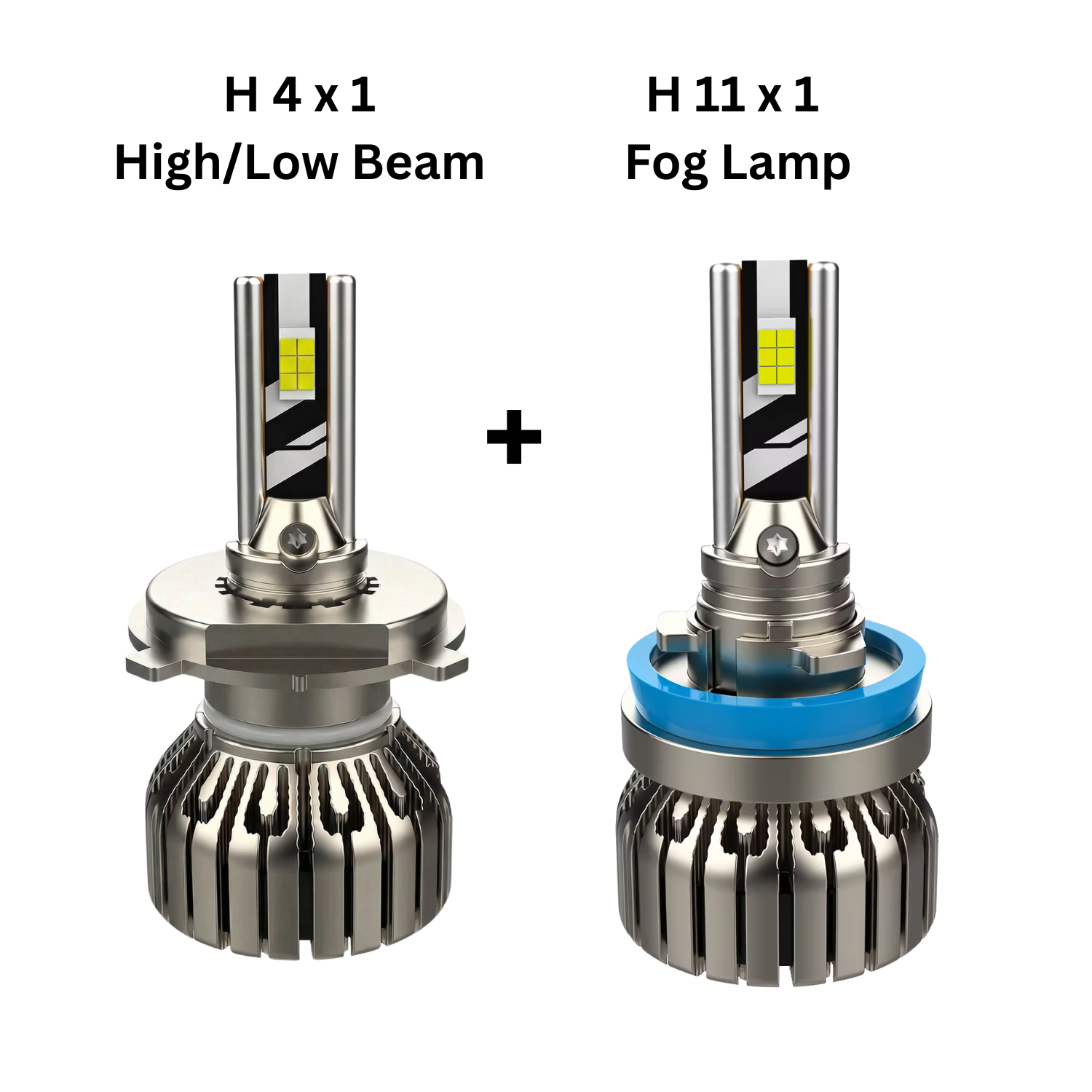 AKE K5 LED Lighting Upgrade Bundle – High/Low Beam + Fog Lamp (Save 10%)