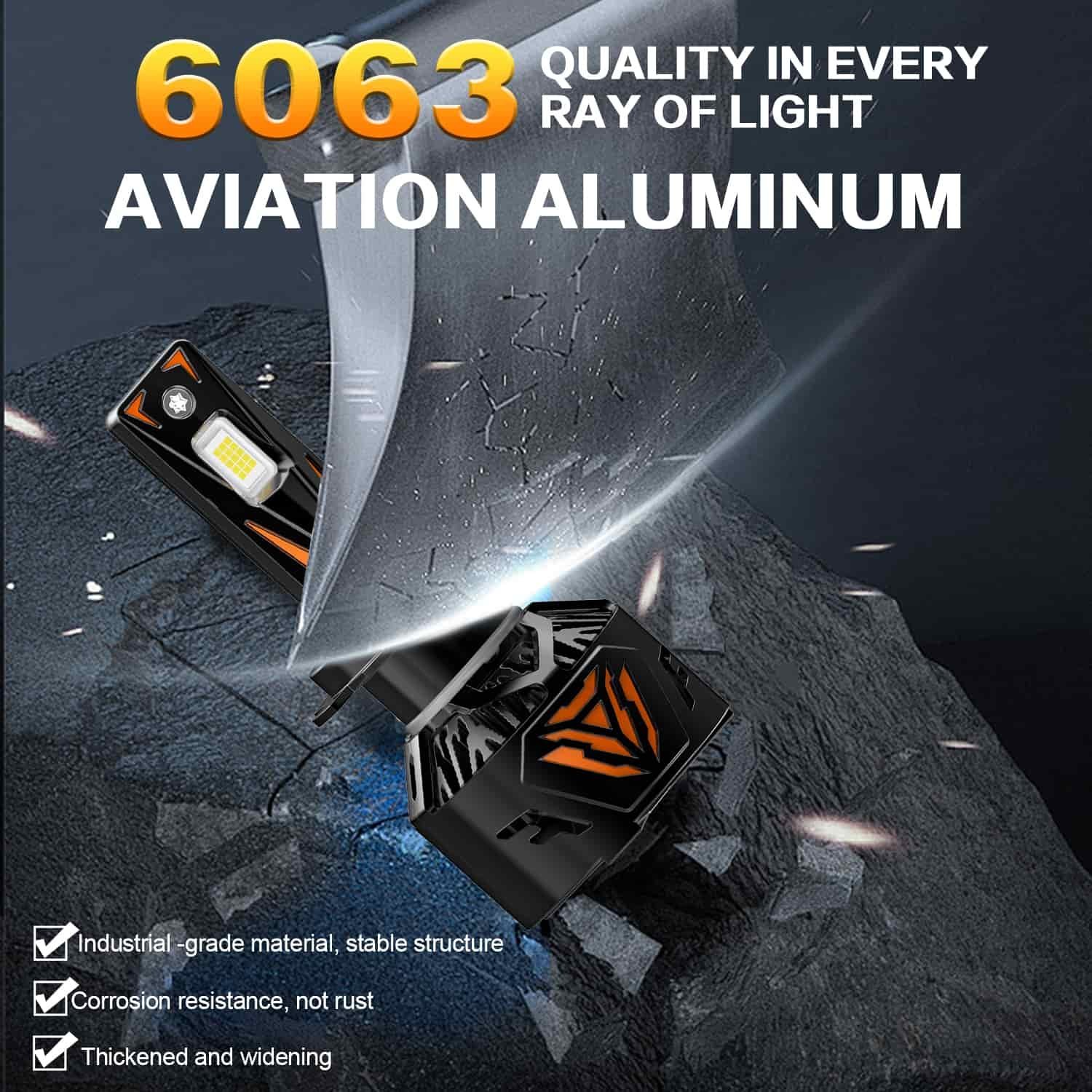 AKE YZ06 Series: H7 LED Headlight Bulbs 170 W (Combined) - Image 3